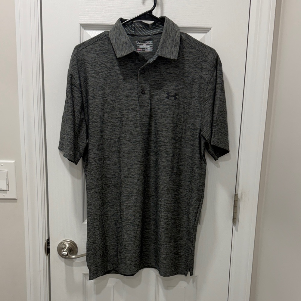 Under Armour Men's Charcoal Polo Shirt
